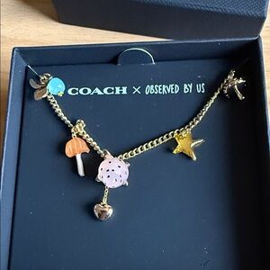 Coach x Observed by Us necklace with Colorful Charms
